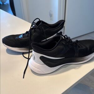 Lululemon Athletica Black and White Performance Sneakers